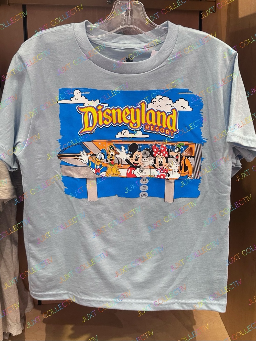 Disneyland Mickey and Friends Monorail Kids Youth T Shirt